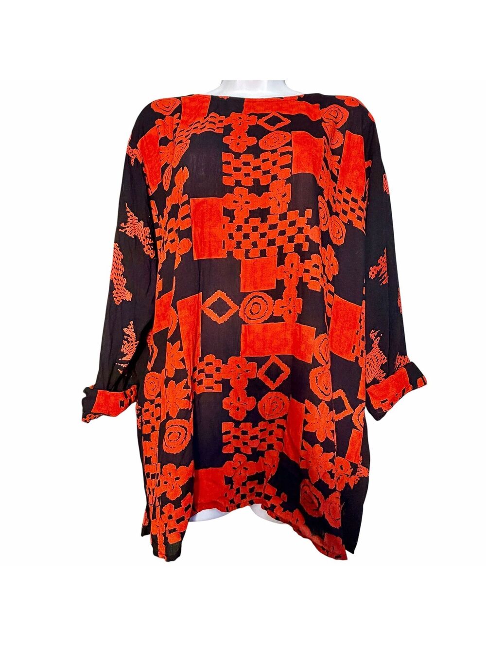 Carole Little vintage boho women’s tunic ptp 23